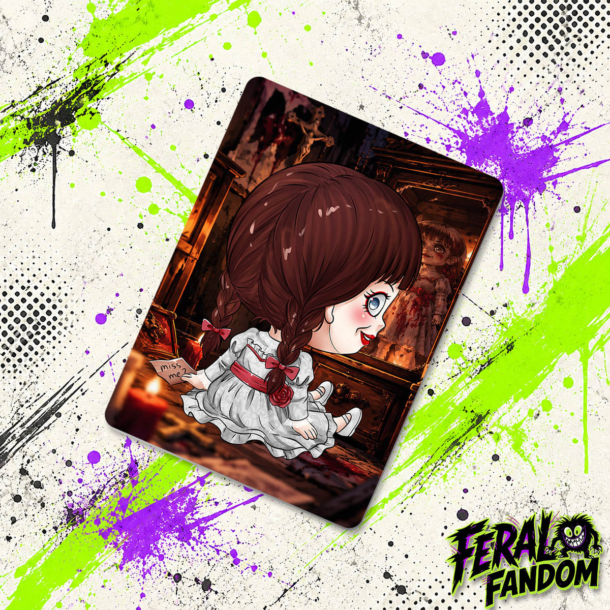 Little Miss Possessed Magnet