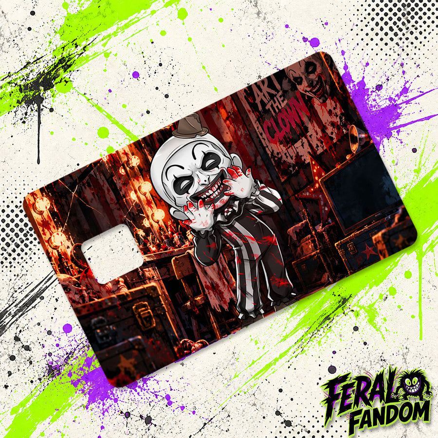 The Carnage Clown character artwork for Feral Fandom credit card skin
