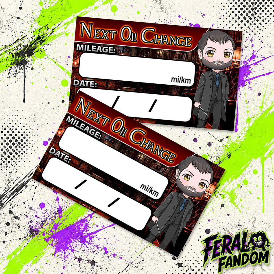 Crowley Oil Change Stickers