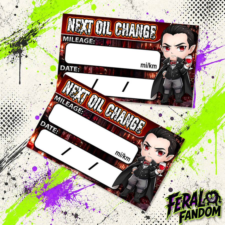 Royal Bloodsucker Oil Change Stickers