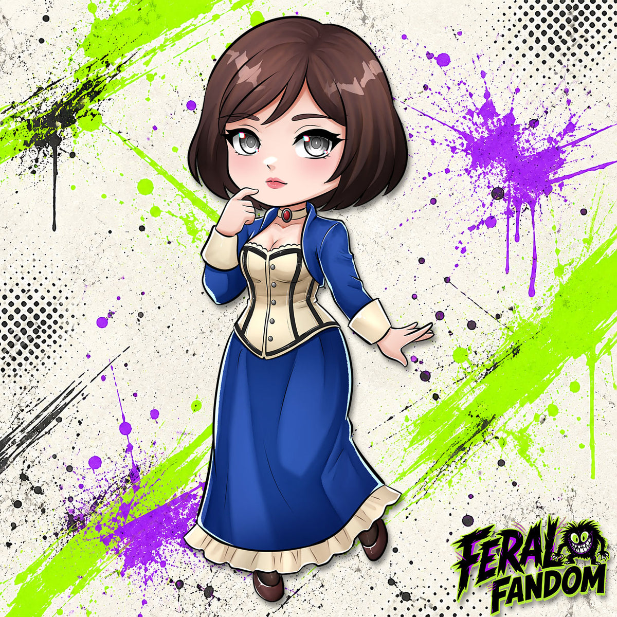 Darling of Another Dimension KissCut Sticker