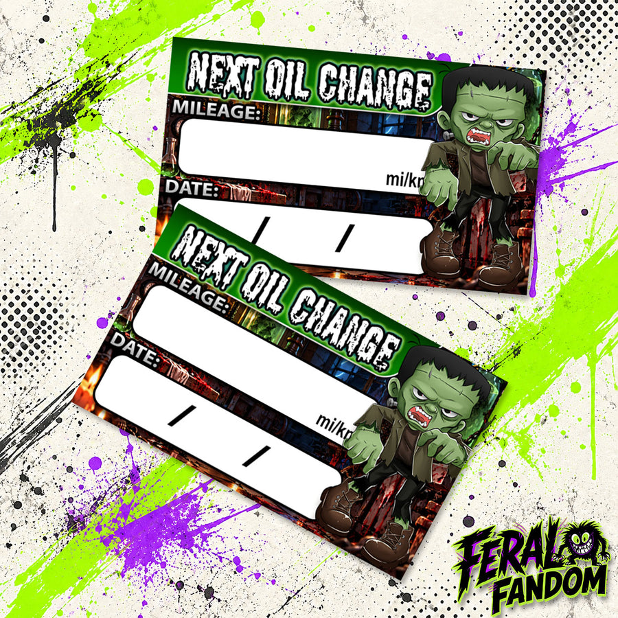 Reanimated Rebel Oil Change Stickers