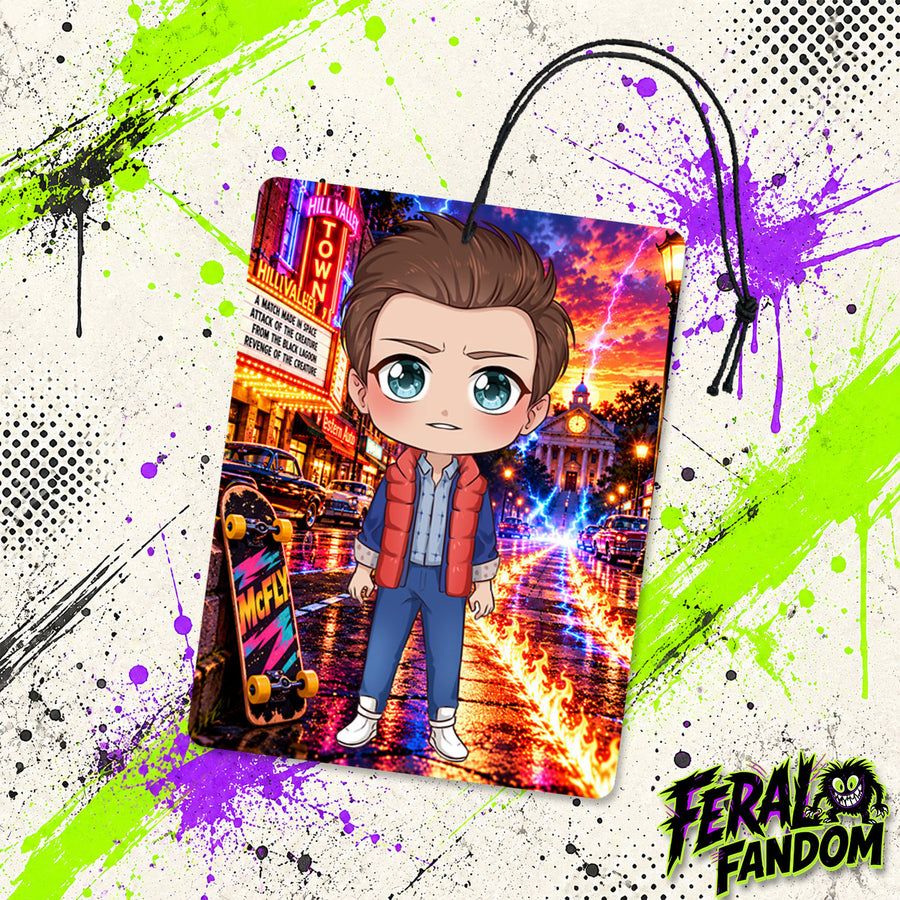 Skateboard Time Traveler Air Freshener