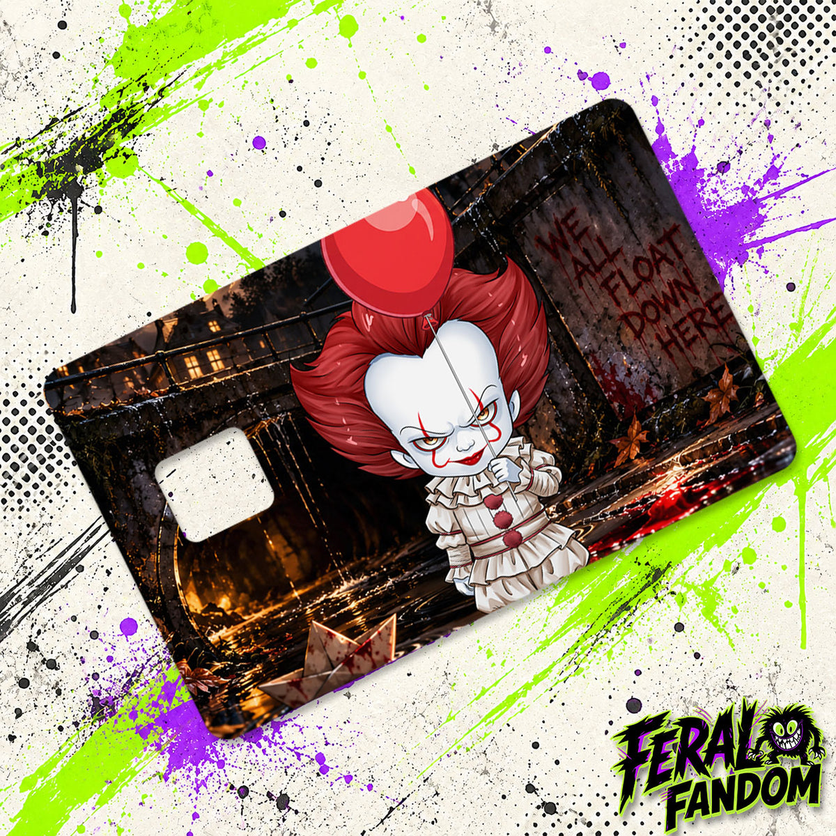 Sewer Drain Demon character artwork for Feral Fandom credit card skin
