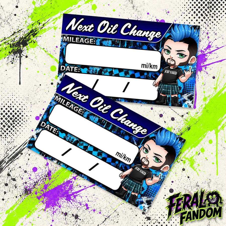 Priestly Oil Change Stickers