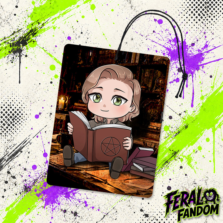 Sam Winchester with Books Air Freshener