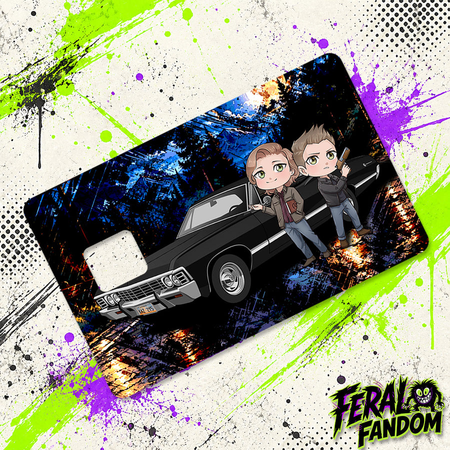 Sam and Dean with Baby Credit Card Skin