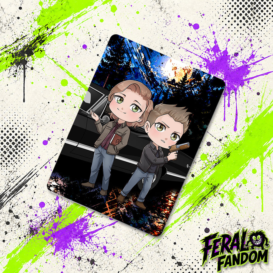 Sam and Dean with Baby Magnet