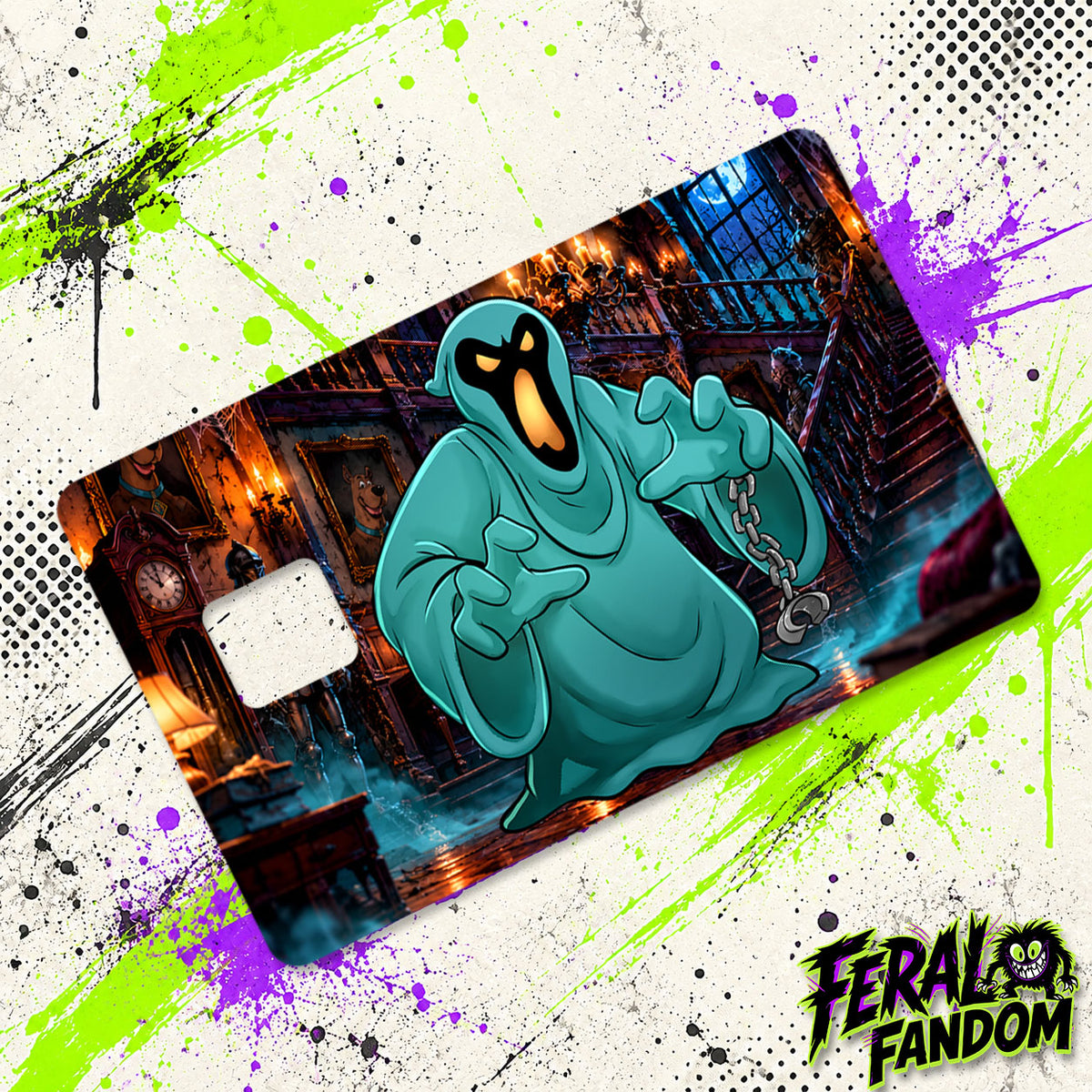 Haunted Hooligan character artwork for Feral Fandom credit card skin
