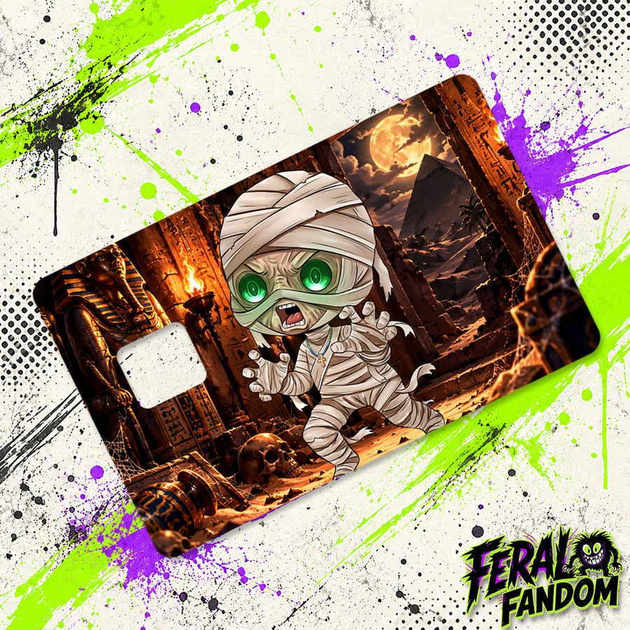 Mummy character artwork for Feral Fandom credit card skin
