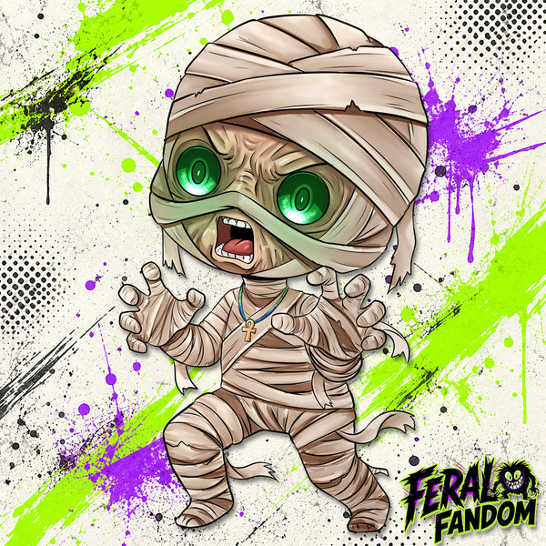 Mummy KissCut Sticker